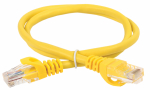 ITK Коммутационный шнур кат. 6 UTP PVC 1м желтый