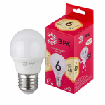 Лампочка светодиодная ЭРА RED LINE LED P45-6W-827-E14 R Е14 / E14 6 Вт теплый белый свет