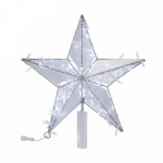 Светодиодная фигура "Звезда" 100 см, 200 светодиодов, с трубой и подвесом, цвет свечения белый NEON-NIGHT