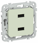 FLITE Роз. USB AA 2,1А РЮ-2-ФлП пан. IEK