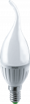 Лампа светодиод 5Вт свеча на ветру Е14 2700К 375Лм матовая NLL-P-FC37-5-230-2.7K-E14-FR Navigator (10/100)