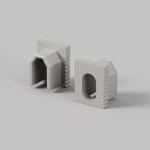 Led Strip Комплект заглушек (для профиля 08×09) 10 шт., ALM-0809-EC