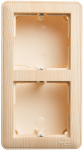 Коробка для открыт. монтажа 2-мест. пластик дерево матов. IP20 Schneider Electric Wessen 59