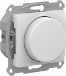 Светорегулятор 400Вт поворотно-нажимной с/у белый механизм Glossa Schneider Electric