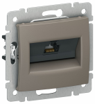 IEKVALENA Роз. комп. RJ45 кат.6 UTP 6945411 капуч. IEK