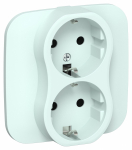 FLITE Роз. 2-я с з/к без з/ш 16А РС12-0-А-ФлХЛ х/л IEK