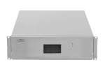 Полка ящик для документов 3U 133х483х460 серый (RAL 7035) TDR3-3U-460-RAL7035