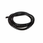 Защитная пластиковая спираль термостойкая 34 мм (25 м/уп) черная Промрукав