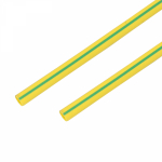 Термоусадочная трубка ТУТнг 10/5 желто-зеленая REXANT (50/50/800)