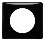 Рамка 1-пост. цвет черный глянцевый, пластик горизонт. и вертик., IP20 Celiane Legrand