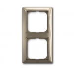 Рамка 2-пост. цвет бежевый maison-beige (мейзон-бежевый) глянцевый, пластик горизонт. и вертик., IP20 basic55 ABB