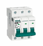 Выключатель автоматический 3-полюсный (3P) 20А хар. C DEKraft ВА-103