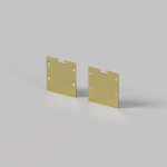 Led Strip Комплект заглушек (для профиля 35×35) 2 шт., ALM-3535BT-BR-EC