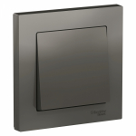 Выключатель 1кл с/у сталь в сборе AtlasDesign Systeme Electric