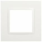 Рамка для розеток и выключателей ЭРА Elegance 14-5011-01 Classic, на 1 пост, белый