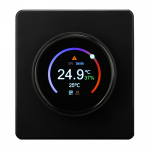 Терморегулятор ROUND Wi-Fi с/у оникс KRANZ