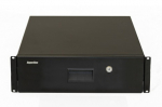 Полка ящик для документов 3U 133х483х460 черный (RAL 9004) TDR3-3U-460-RAL9004