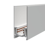 Шинопровод 1м S35 накладной/подвесной белый