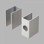 Клипса для гибкого неона 12x6мм 5 шт. 20070 Серебро