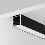 Led Strip Алюминиевый профиль накладной-подвесной 35x35 (Черный, 3 м), ALM-3535BT-B-3M