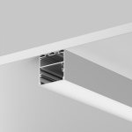 Led Strip Алюминиевый профиль накладной-подвесной 50x50 (Серебро, 3 м), ALM-5050T-S-3M