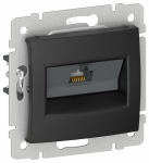 IEKVALENA Роз. комп. RJ45 кат.6 UTP 6945421 черн. м. IEK
