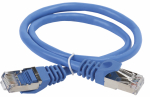 ITK Коммутационный шнур кат. 6 FTP PVC 1м синий