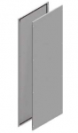 Панель шкафа боковая 600x2000 сталь серый Schneider Electric