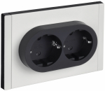 FORTE&PIANO Роз. 2-я с з/к без з/ш б/к 16А FP224M бел. IEK