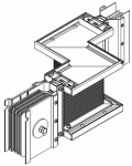 Секция Z лев. н/2 630А Al 3L+N+1/2PE НК IP55 тран. IEK