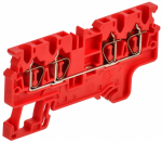 ARMAFIX Клемма пруж. CX2.5-4 4-конт. красная IEK