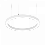 Светодиодный светильник VARTON Enso подвесной 50 Вт 600х40 мм 3000 K с рассеивателем опал RAL9003 белый матовый