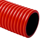 Труба двустенная жесткая KOPODUR KD 09040 (BC) красная (6м)