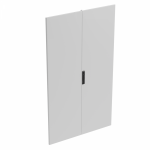 Асимметричная двустворчатая дверь 1200x1800 сталь серый IP65 КЭАЗ Оптима