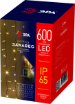 Светодиодная новогодняя гирлянда ЭРА ERAPS-SP1 сеть 3 м тёплый белый свет 600 LED