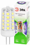 Лампочка светодиодная ЭРА GREEN LINE LED G4-JC-7W-865-12V GL G4 7Вт капсула холодный дневной свет