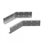 Соединитель угловой для лотка кабельного лестничного сталь Ostec ГСЛКР: Горизонтальный соединитель для лестничного лотка ЛКР