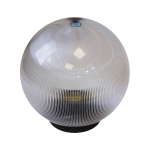 НТУ 02-100-302 ЭРА Светильник садово-парковый, шар прозрачный призма D=300 mm (4/32)