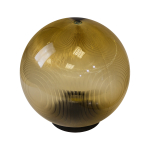 НТУ 02-100-303 ЭРА Светильник садово-парковый, шар золотистый призма D=300 mm (4/32)