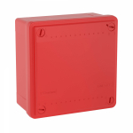 Коробка ответвит. с гладкими стенками,  IP56, 100х100х50мм,цвет красный ДКС