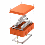 Коробка огнестойкая для о/п 40-0320-FR6.0-40 Е15-Е120 RAL2004 200х150х75 (5 шт/кор) Промрукав