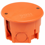 Коробка разветвительная С3В70КГ негорюч с/у в г/к оранжевый IP30 68х45 GUSI ELECTRIC (1/220)