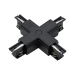 Аксессуар к шинопроводу 3P PTR CX-BL коннектор черный Jazzway