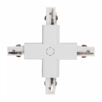 Аксессуар к шинопроводу 3P PTR CX-WH коннектор белый Jazzway