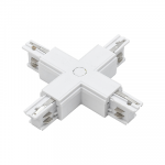 Аксессуар к шинопроводу 3P PTR CX-WH коннектор белый Jazzway