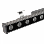 Линейный прожектор AR-LINE-500-12W Warm3000 (GR, 15x60 deg, 230V) (Arlight, IP65 Металл, 3 года)