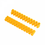 Клеммная колодка винтовая 48мм 12x2 4-10мм² 10А 400В полиэтилен желтый REXANT