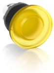 Кнопка MPM1-11Y ГРИБОК желтая (только корпус) без фиксации с подсветкой 40мм