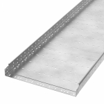 Лоток перфорированный Профи INOX (AISI 304) 600х80х6000 (2,0 мм) (12 м/уп) Промрукав