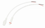 Соединительный кабель (2pin) 2х0,35мм² 300V белый IP67 REXANT (1/1/250)